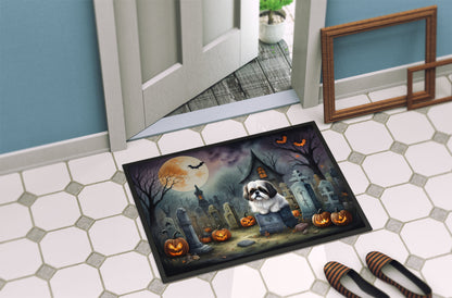 Shih Tzu Spooky Halloween Doormat - One Color / One Size - Home & Garden - Home Textile - Carpets & Rugs