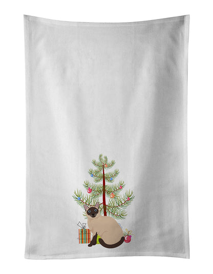 Siamese Traditional Cat Christmas Kitchen Towel Set of 2 - One Color / One Size - Home & Garden - Home Textile - Towels