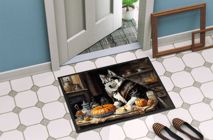Siberian Husky Fall Kitchen Pumpkins Doormat - One Color / One Size - Home & Garden - Home Textile - Carpets & Rugs
