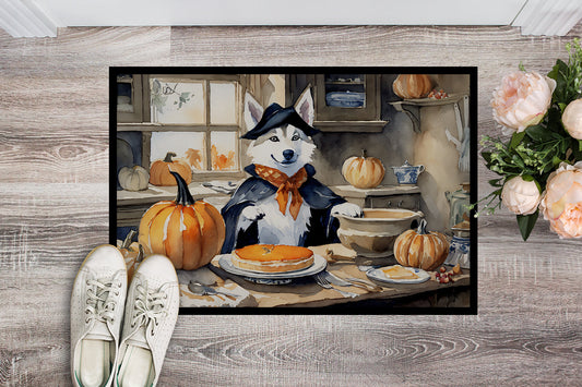 Siberian Husky Fall Kitchen Pumpkins Doormat - One Color / One Size - Home & Garden - Home Textile - Carpets & Rugs
