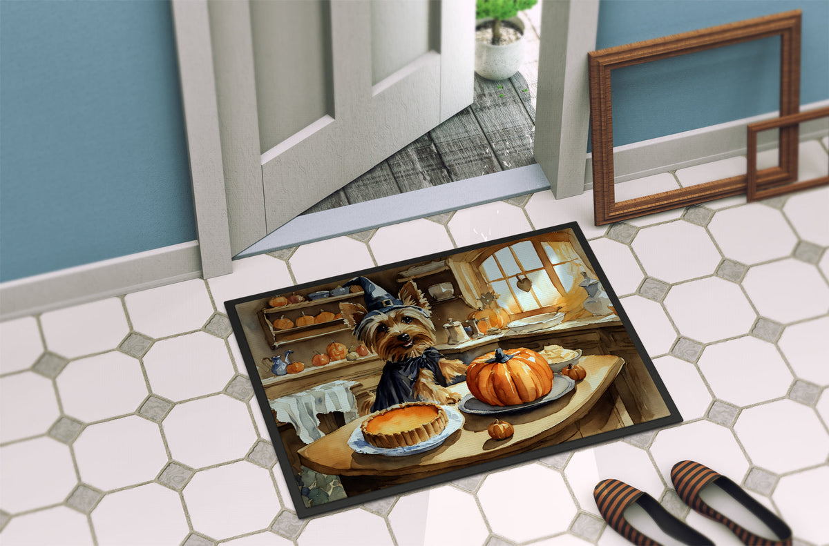 Silky Terrier Fall Kitchen Pumpkins Doormat - One Color / One Size - Home & Garden - Home Textile - Carpets & Rugs