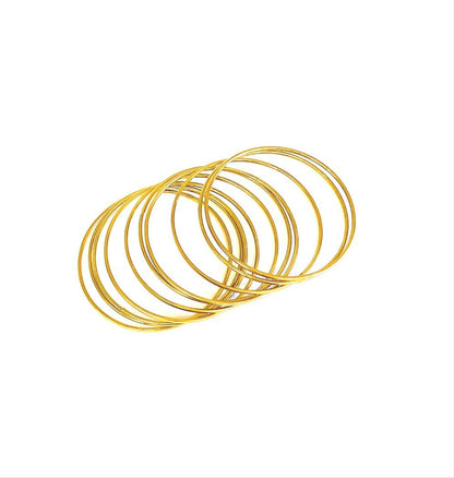 Simple Brass Bangles - One Color / One Size - Jewelry & Accessories - Bracelets & Bangles - Bangles