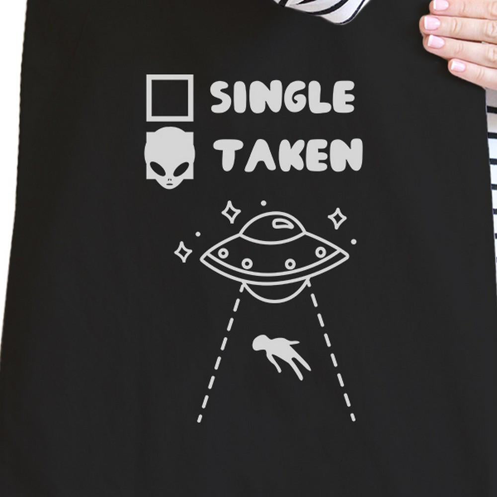 Single Taken Alien Black Cute Shoulder Bag Unique Design Tote - One Color / One Size - Bags & Luggage - Women’s Bags