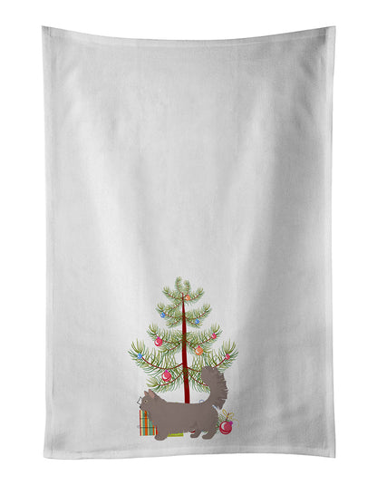 Skookum Cat Christmas Kitchen Towel Set of 2 - One Color / One Size - Home & Garden - Home Textile - Towels