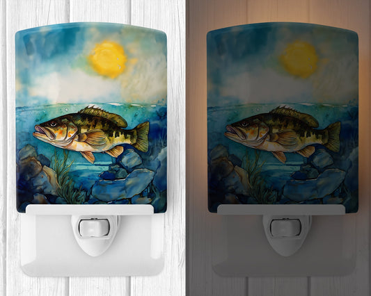Smallmouth Bass Ceramic Night Light - One Color / One Size - Home & Garden - Home Improvement - Lights & Lighting