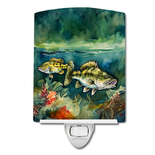 Smallmouth Bass Ceramic Night Light - One Color / One Size - Home & Garden - Home Improvement - Lights & Lighting