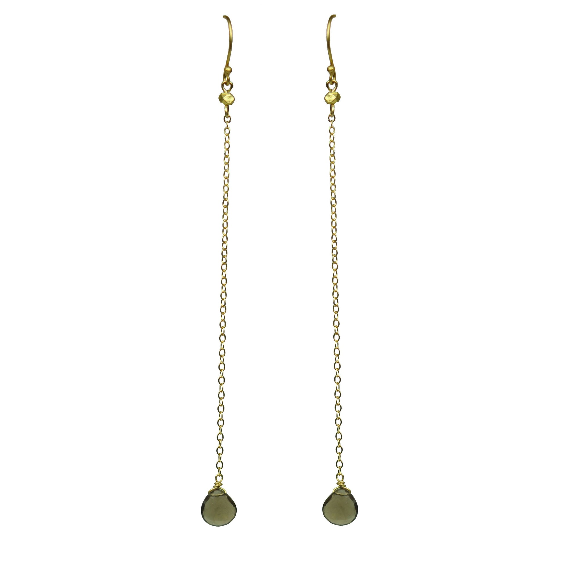 Smoky Topaz Duster Earrings - One Color / One Size - Jewelry & Accessories - Earrings
