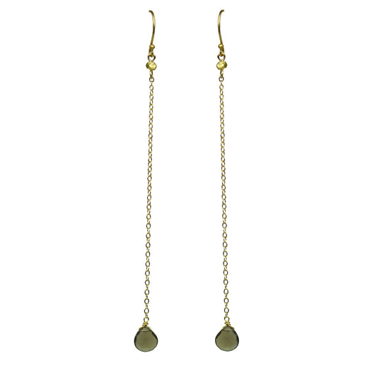 Smoky Topaz Duster Earrings - One Color / One Size - Jewelry & Accessories - Earrings