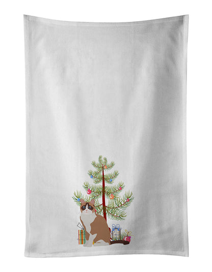 Snowshoe Cat Christmas Kitchen Towel Set of 2 - One Color / One Size - Home & Garden - Home Textile - Towels