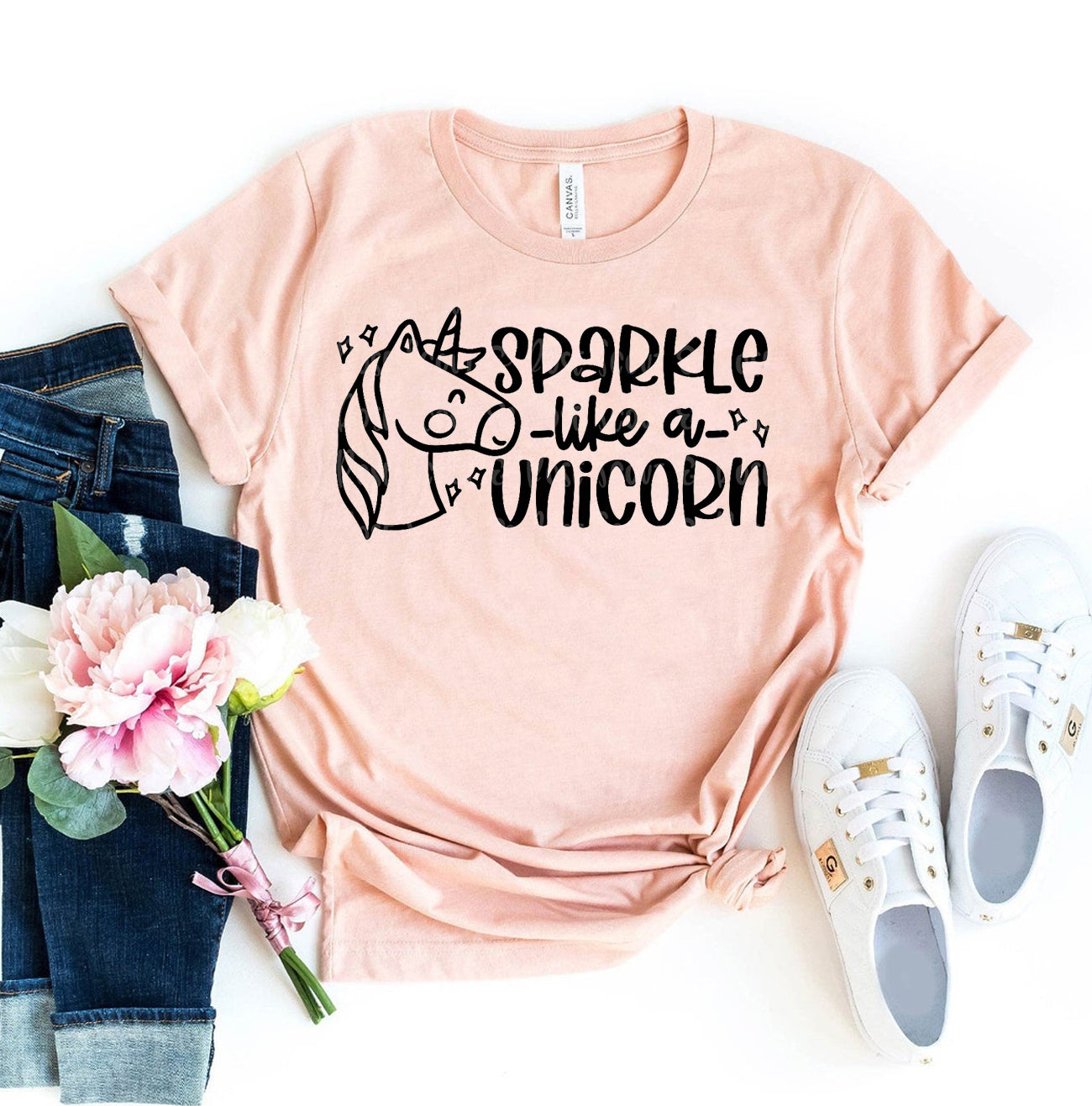 Sparkle Like a Unicorn T-Shirt - Women’s Fashion - Women’s Clothing - Tops & Tees - T-Shirts