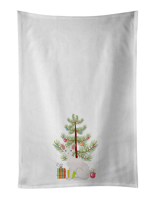 Sphynx Cat Christmas Kitchen Towel Set of 2 - One Color / One Size - Home & Garden - Home Textile - Towels