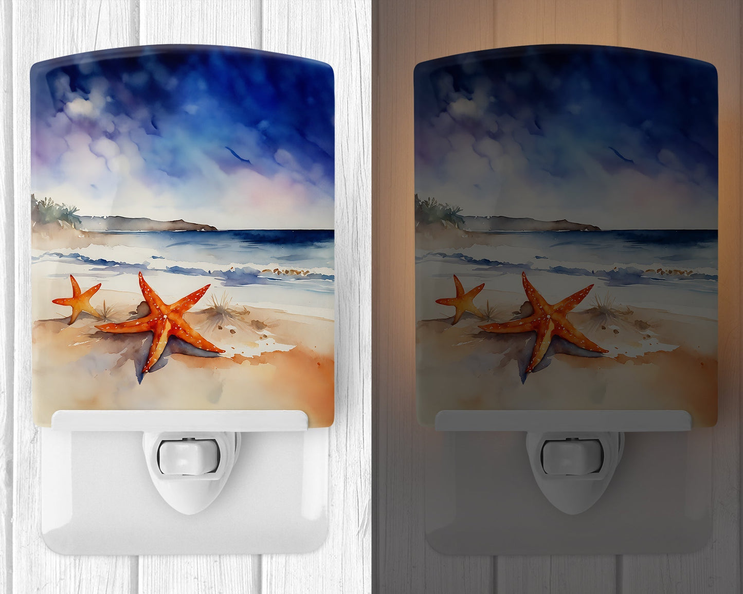 Starfish Ceramic Night Light - One Color / One Size - Home & Garden - Home Improvement - Lights & Lighting - Night