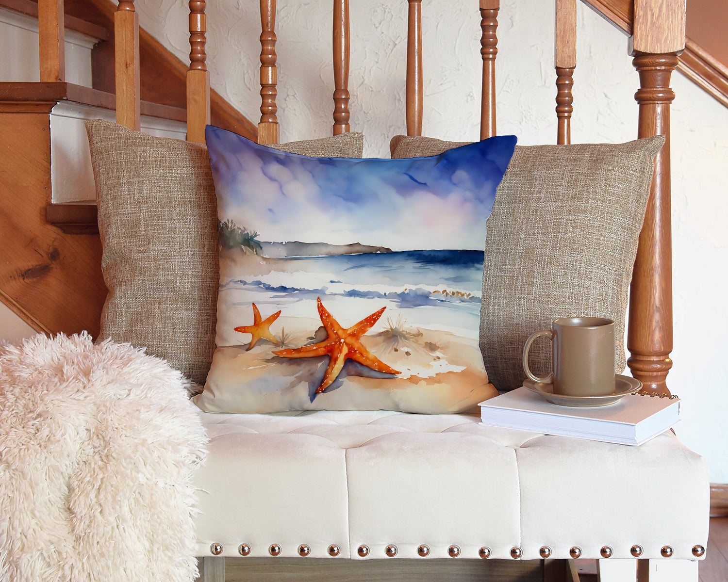 Starfish Throw Pillow - One Color / One Size - Home & Garden - Home Textile - Pillows