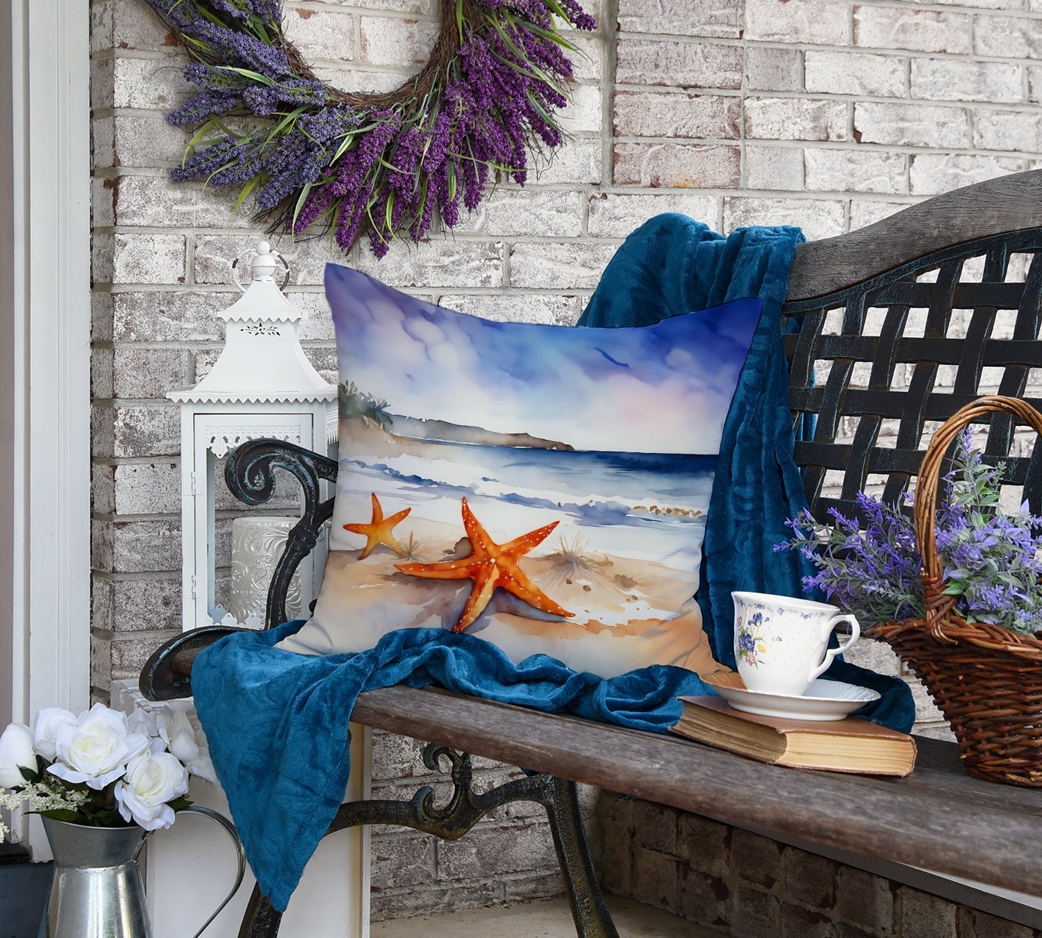 Starfish Throw Pillow - One Color / One Size - Home & Garden - Home Textile - Pillows