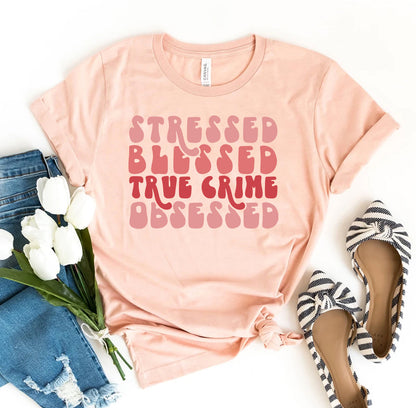 Stressed Blessed T-Shirt - Women’s Fashion - Women’s Clothing - Tops & Tees - T-Shirts