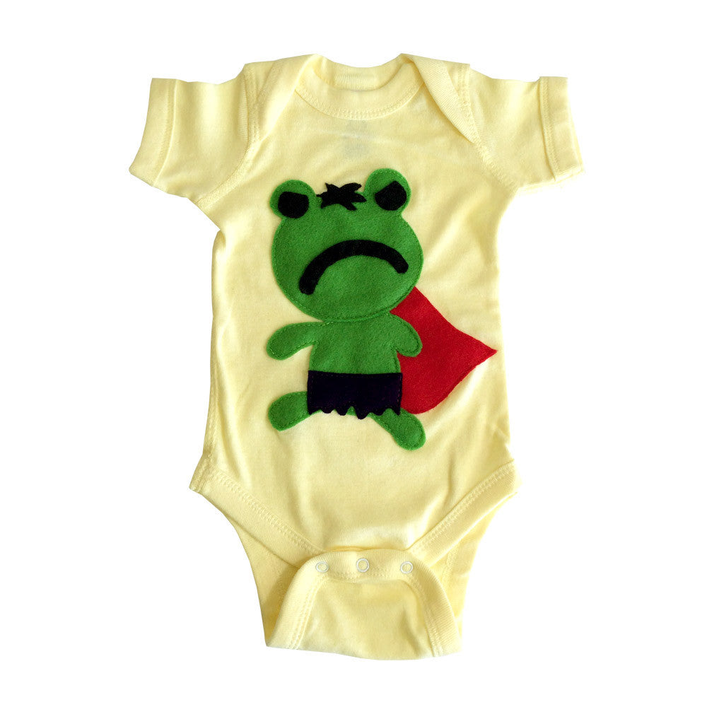 Super Hero Onesie - Team Super Animals - Hopper Froggy - Kids & Babies - Mother & Kids - Boys’ Clothing