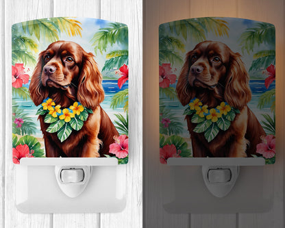Sussex Spaniel Luau Ceramic Night Light - One Color / One Size - Home & Garden - Home Improvement - Lights & Lighting