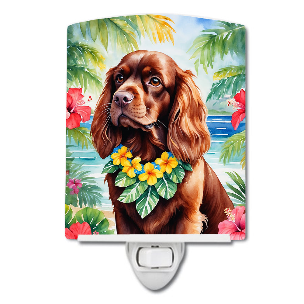 Sussex Spaniel Luau Ceramic Night Light - One Color / One Size - Home & Garden - Home Improvement - Lights & Lighting