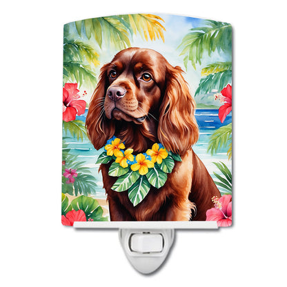 Sussex Spaniel Luau Ceramic Night Light - One Color / One Size - Home & Garden - Home Improvement - Lights & Lighting