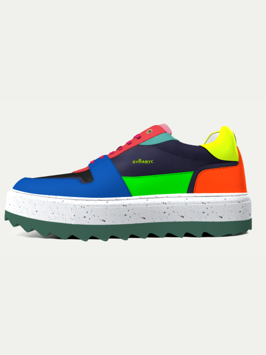 Sustainable Sneakers BYMANYC ® New York NOLITA NOIR - Men’s Fashion - Men’s Shoes - Men’s Casual Shoes
