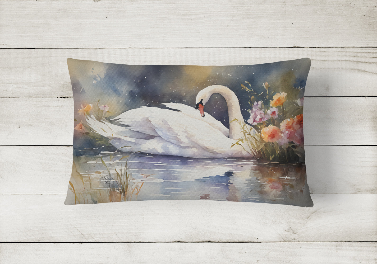 Swan Throw Pillow - One Color / One Size - Home & Garden - Home Textile - Pillows