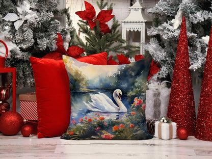 Swan Throw Pillow - One Color / One Size - Home & Garden - Home Textile - Pillows