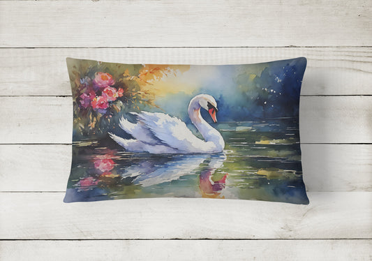 Swan Throw Pillow - One Color / One Size - Home & Garden - Home Textile - Pillows
