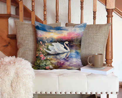 Swan Throw Pillow - One Color / One Size - Home & Garden - Home Textile - Pillows
