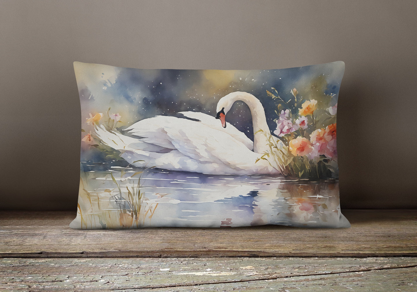 Swan Throw Pillow - One Color / One Size - Home & Garden - Home Textile - Pillows