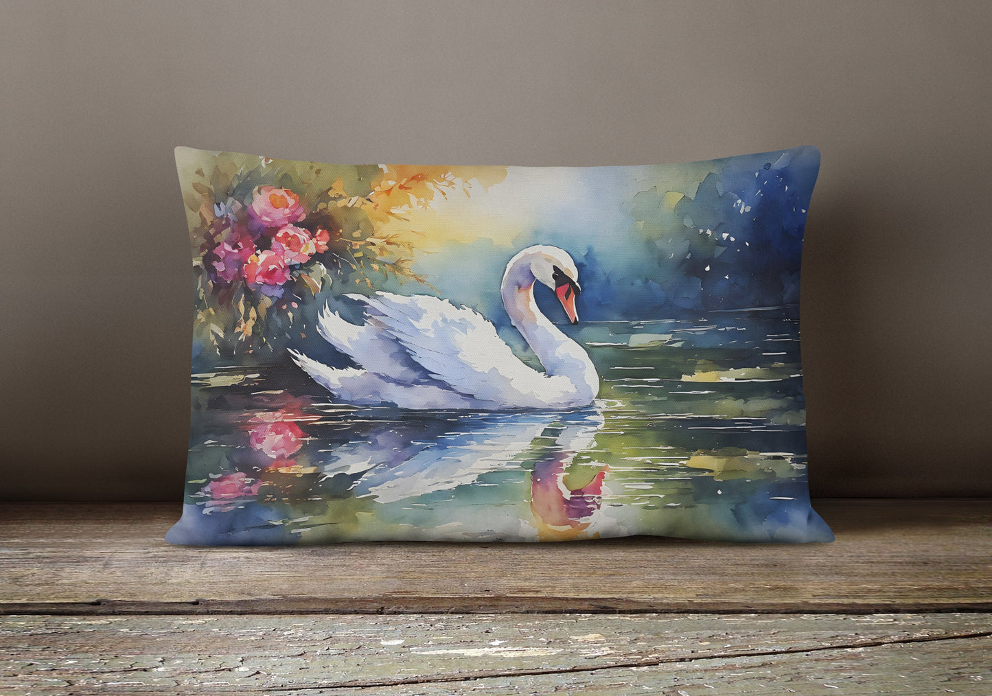 Swan Throw Pillow - One Color / One Size - Home & Garden - Home Textile - Pillows
