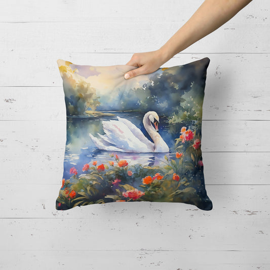 Swan Throw Pillow - One Color / One Size - Home & Garden - Home Textile - Pillows