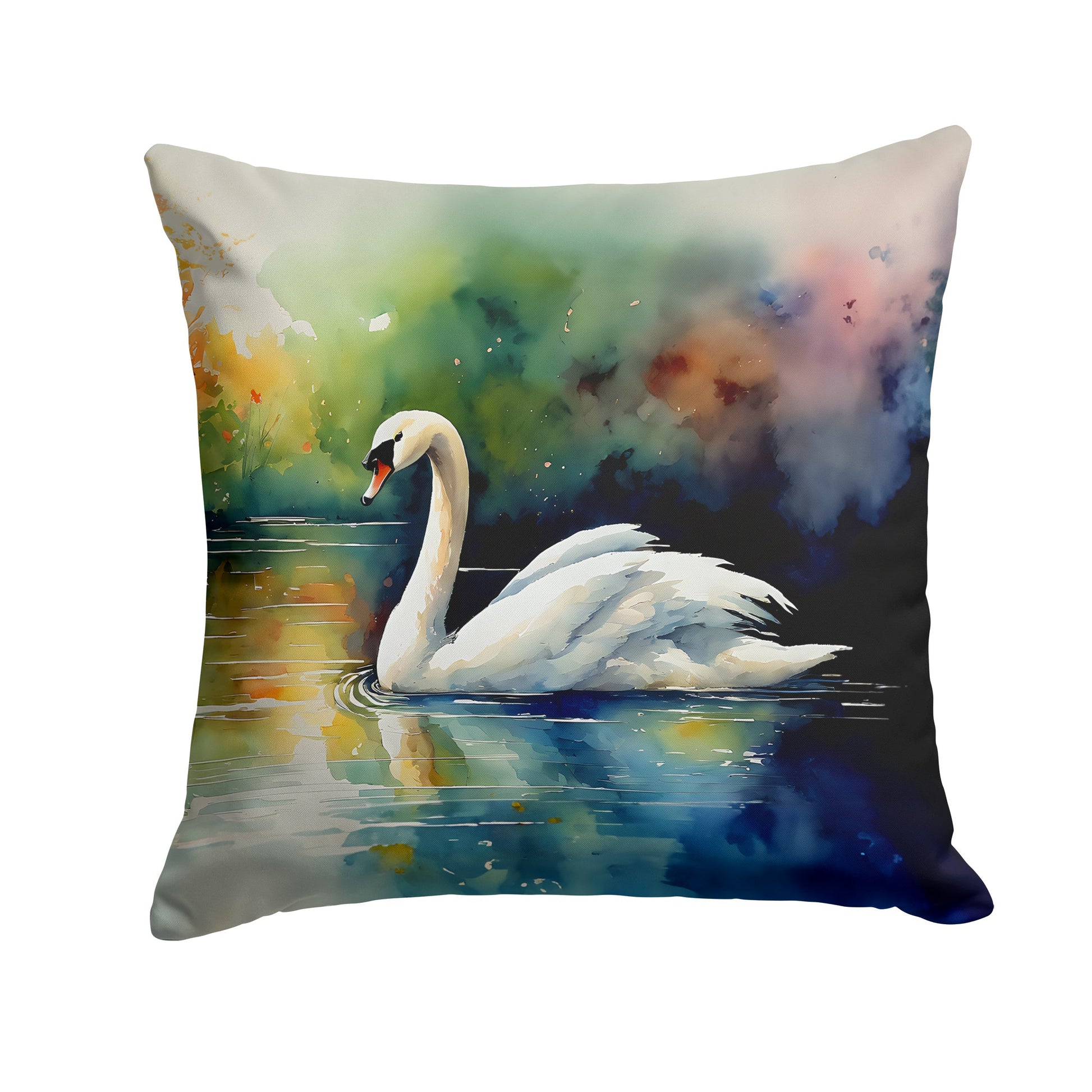 Swan Throw Pillow - One Color / One Size - Home & Garden - Home Textile - Pillows