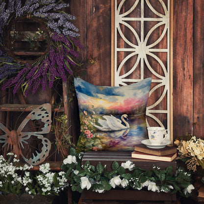 Swan Throw Pillow - One Color / One Size - Home & Garden - Home Textile - Pillows