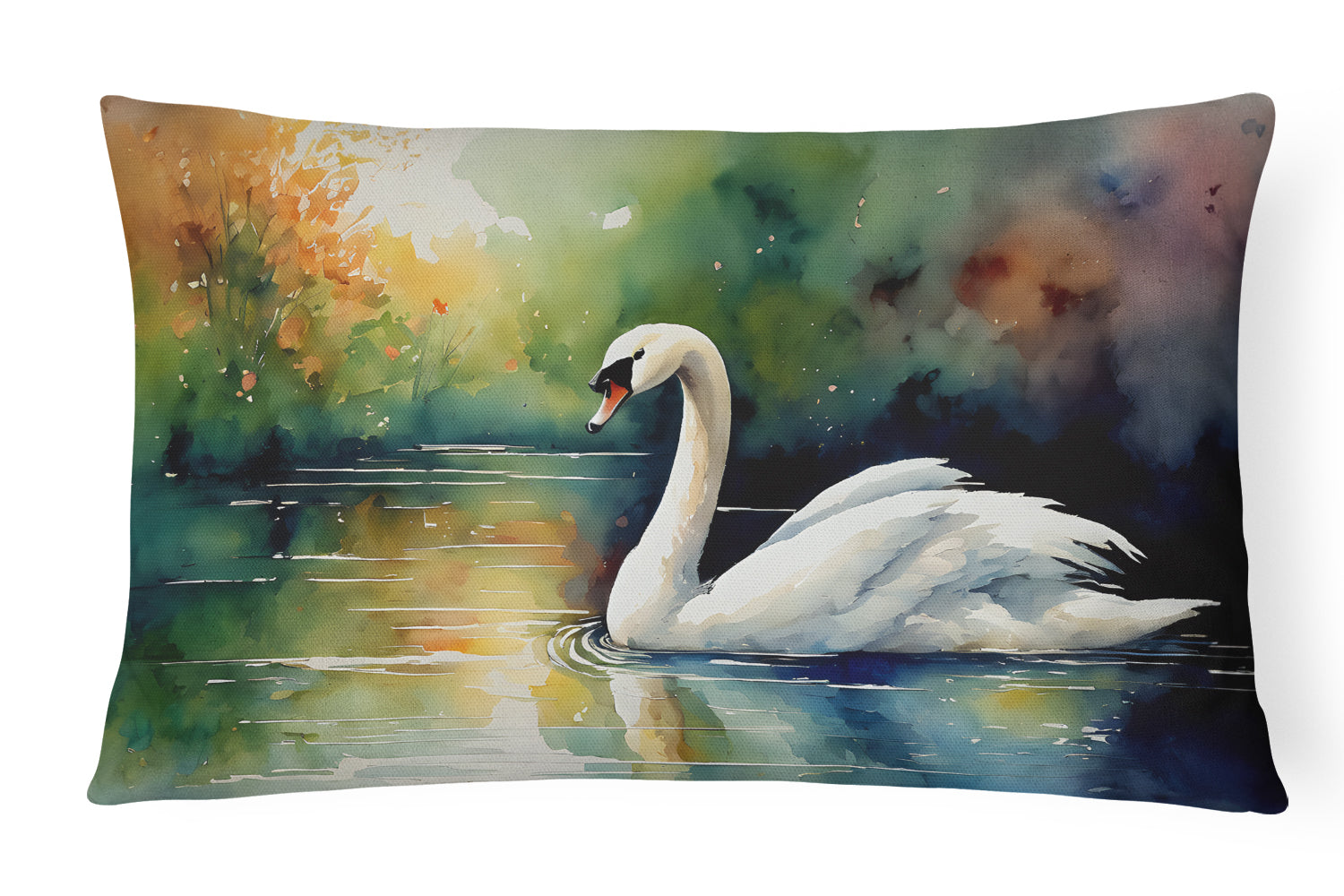 Swan Throw Pillow - One Color / One Size - Home & Garden - Home Textile - Pillows
