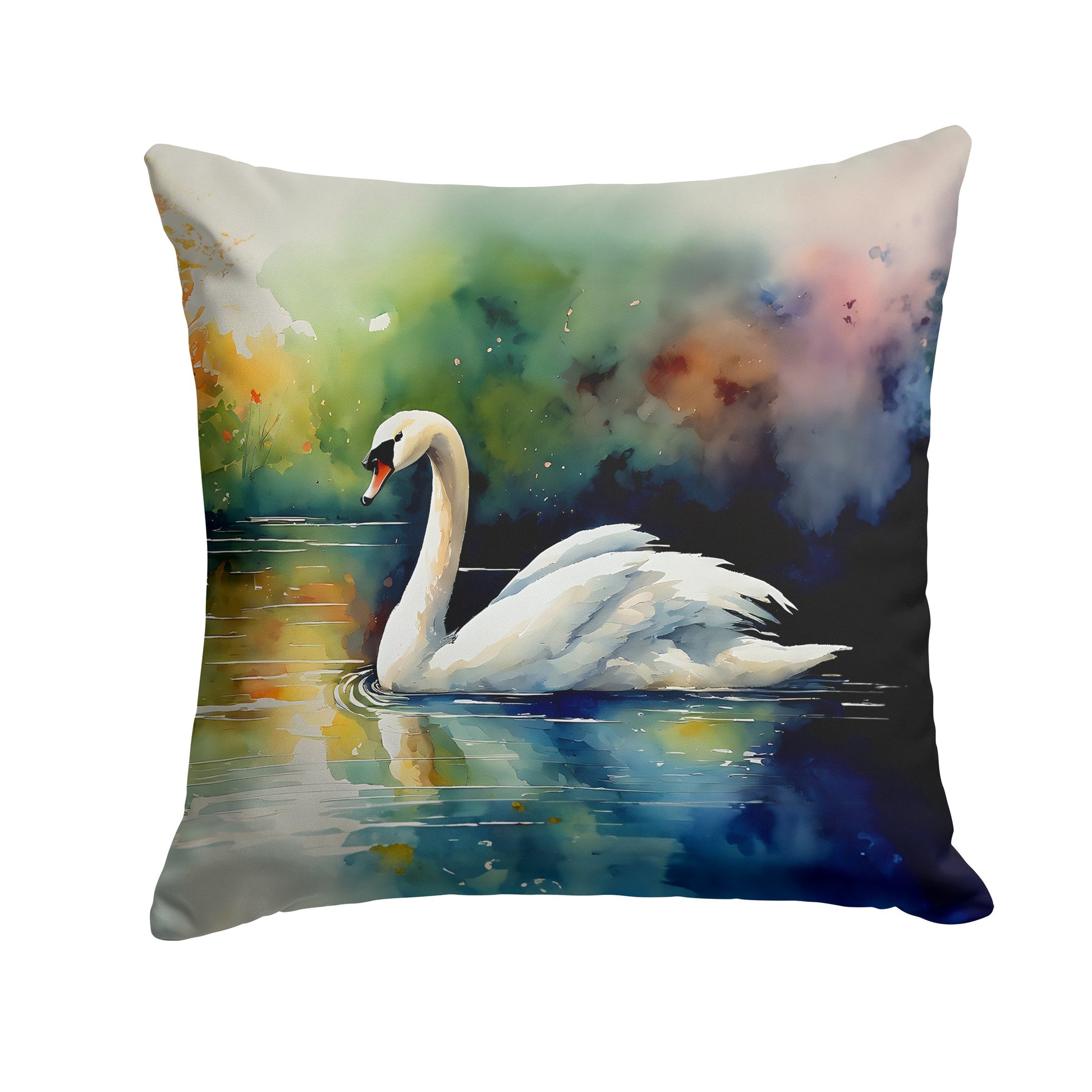 Swan Throw Pillow - One Color / One Size - Home & Garden - Home Textile - Pillows