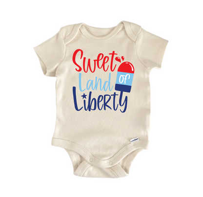 Sweet Land of Liberty Patriotic July 4th - Baby Boy Girl Clothes Funny Cute - Kids & Babies - Mother & Kids - Boys’