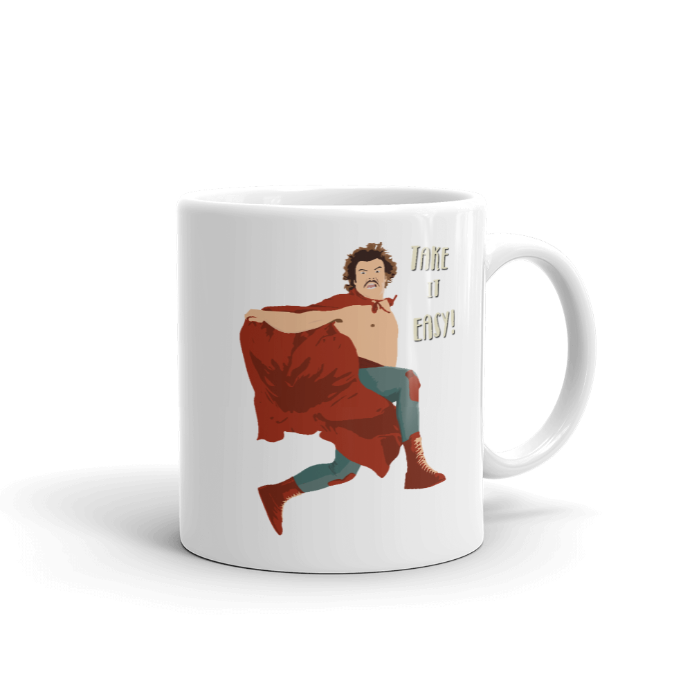 Take It Easy Nacho Libre El Luchador Mascarado Mug - Home & Garden - Kitchen Dining & Bar - Coffeeware
