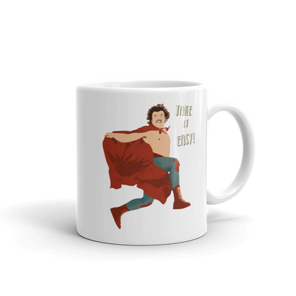 Take It Easy Nacho Libre El Luchador Mascarado Mug - Home & Garden - Kitchen Dining & Bar - Coffeeware