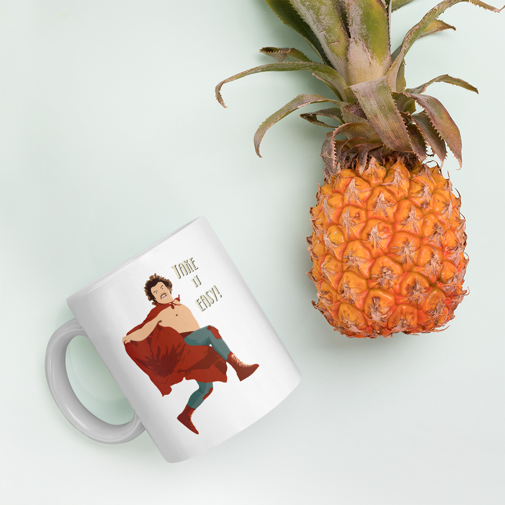 Take It Easy Nacho Libre El Luchador Mascarado Mug - Home & Garden - Kitchen Dining & Bar - Coffeeware