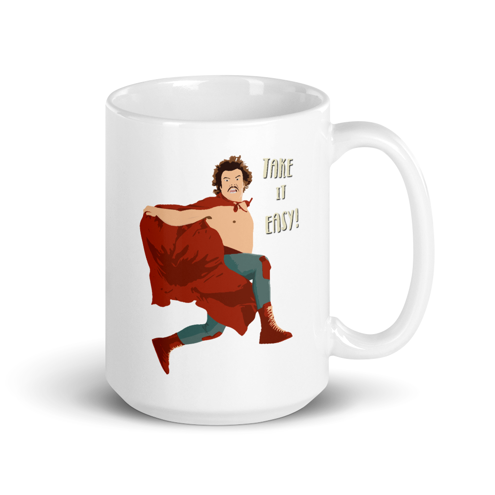 Take It Easy Nacho Libre El Luchador Mascarado Mug - Home & Garden - Kitchen Dining & Bar - Coffeeware