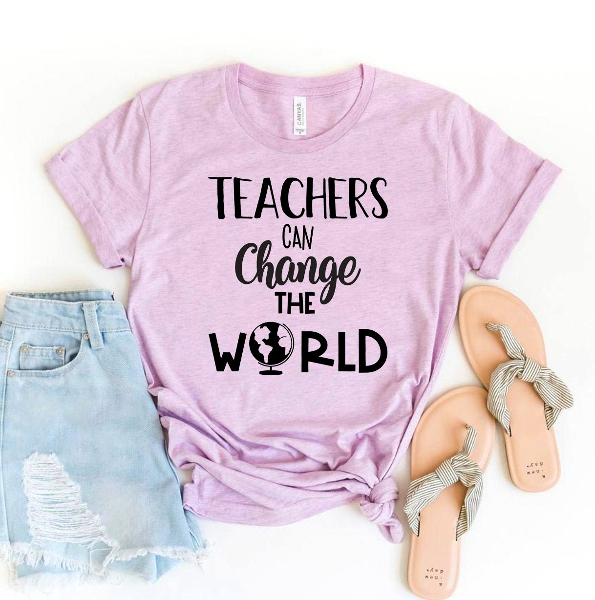 Teachers Can Change the World T-Shirt - Women’s Fashion - Women’s Clothing - Tops & Tees - T-Shirts