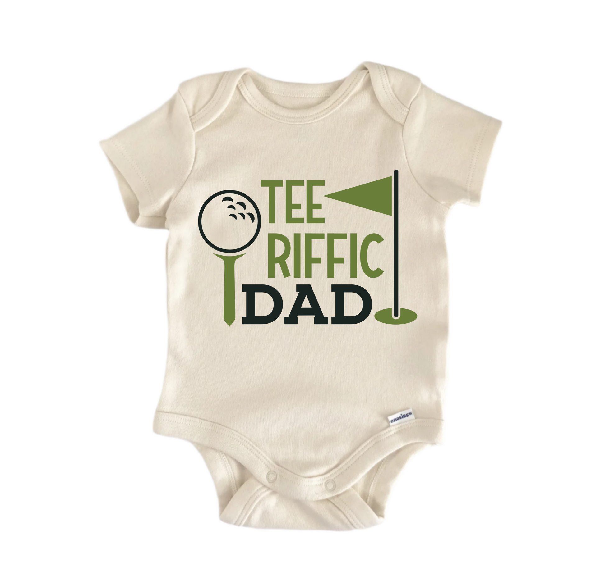Tee Riffic Dad Golf - Baby Boy Girl Bodysuit Funny Cute - Kids & Babies - Mother & Kids - Boys’ Baby Clothing