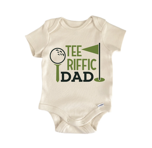 Tee Riffic Dad Golf - Baby Boy Girl Bodysuit Funny Cute - Kids & Babies - Mother & Kids - Boys’ Baby Clothing
