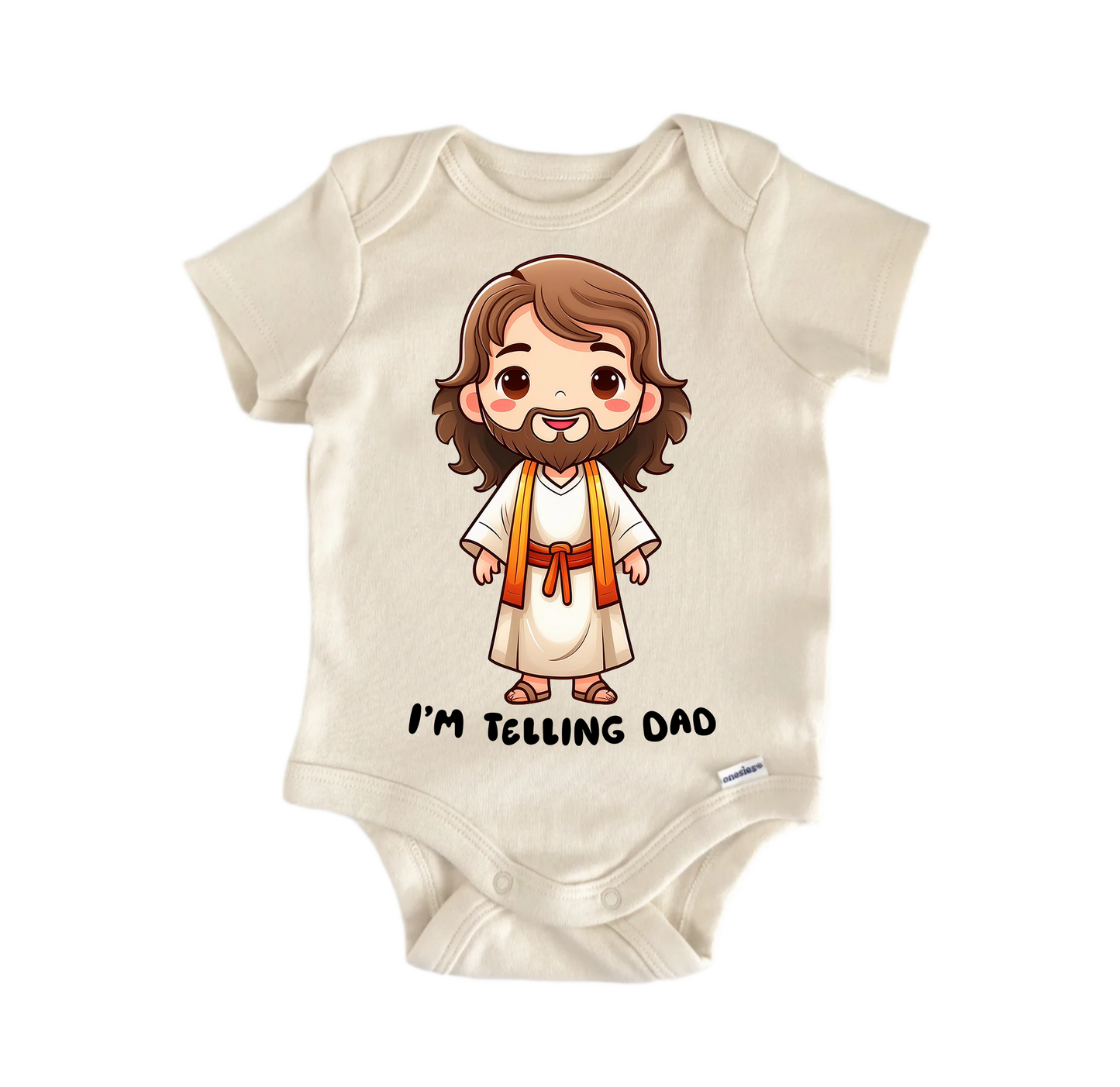 Telling Dad Jesus Religious God Christian - Baby Boy Girl Clothes Bodysuit - Kids & Babies - Mother & Kids - Boys’ Baby