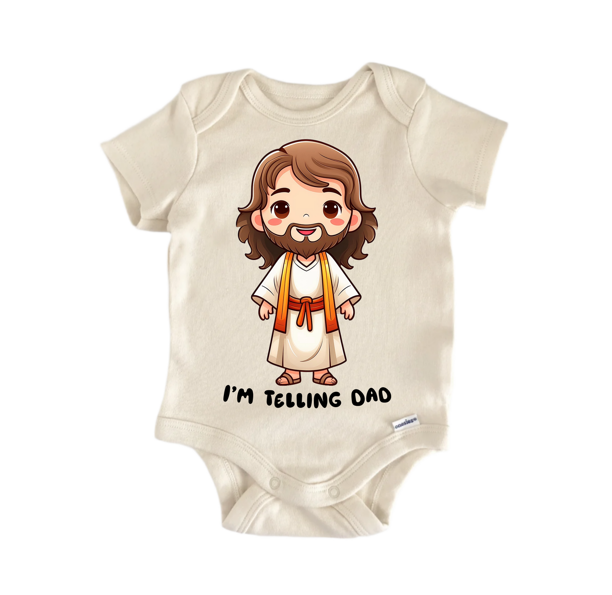 Telling Dad Jesus Religious God Christian - Baby Boy Girl Clothes Bodysuit - Kids & Babies - Mother & Kids - Boys’ Baby