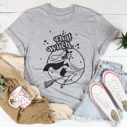 That Witch Tee - S / Athletic Heather - Women’s Fashion - Women’s Clothing - Tops & Tees - T-Shirts