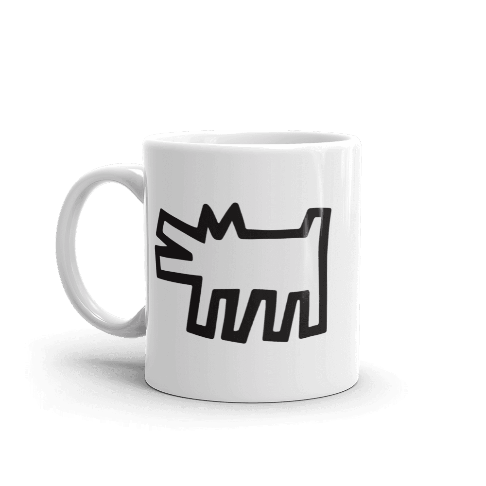 The Barking Dog Icon 1990 Street Art Mug - 11oz (325mL) - Home & Garden - Kitchen Dining & Bar - Coffeeware