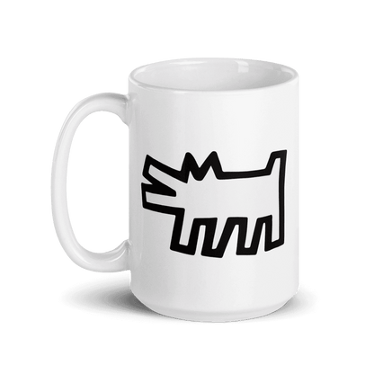 The Barking Dog Icon 1990 Street Art Mug - 15oz (444mL) - Home & Garden - Kitchen Dining & Bar - Coffeeware