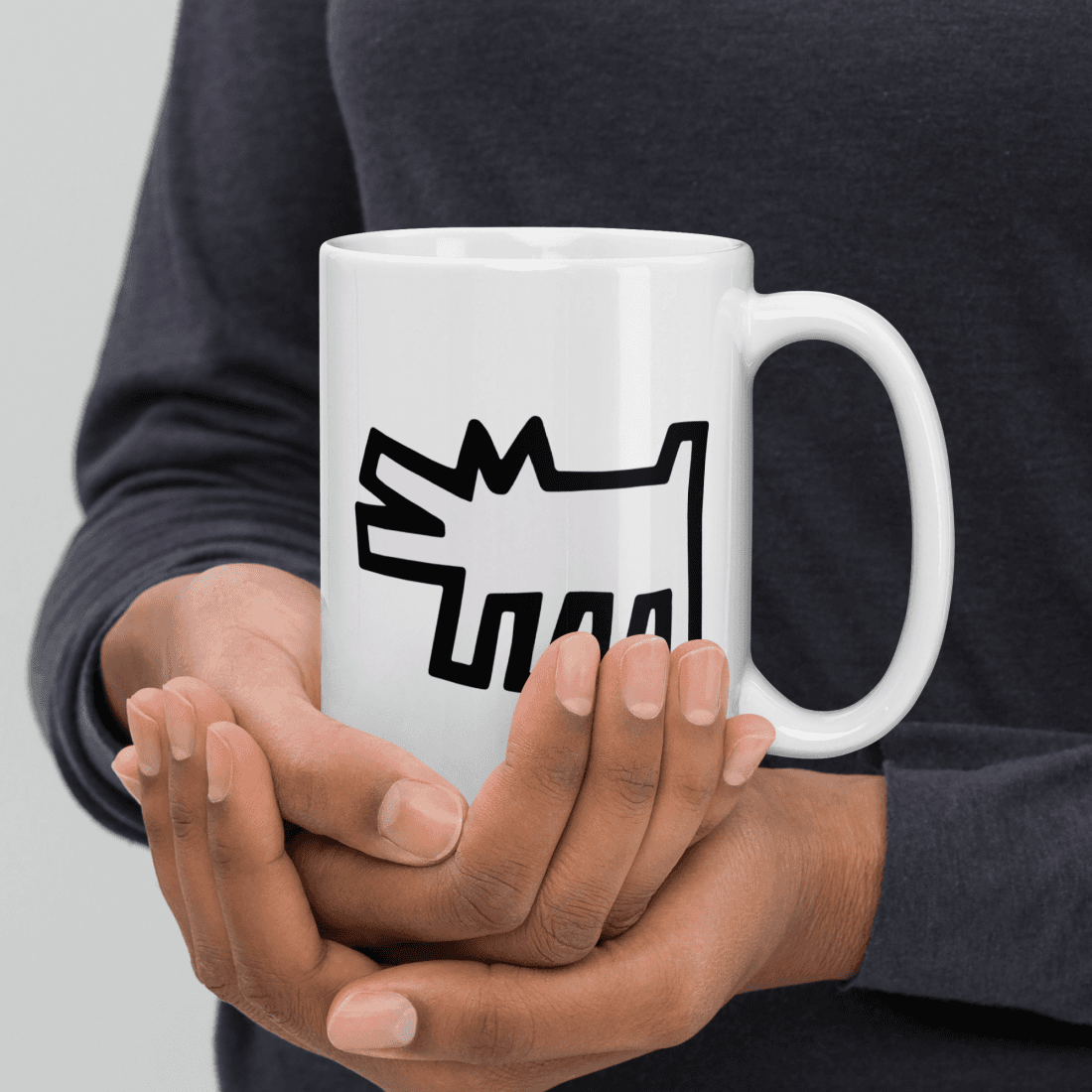 The Barking Dog Icon 1990 Street Art Mug - Home & Garden - Kitchen Dining & Bar - Coffeeware