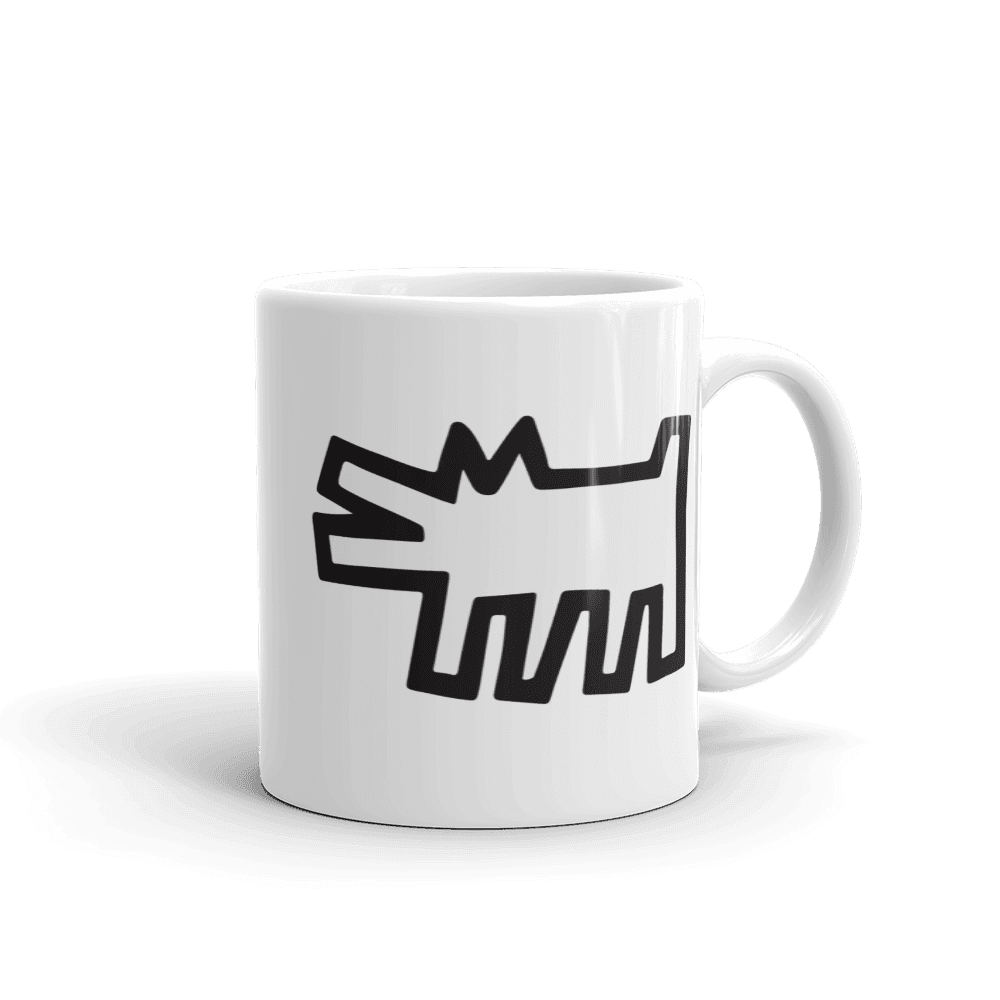 The Barking Dog Icon 1990 Street Art Mug - Home & Garden - Kitchen Dining & Bar - Coffeeware
